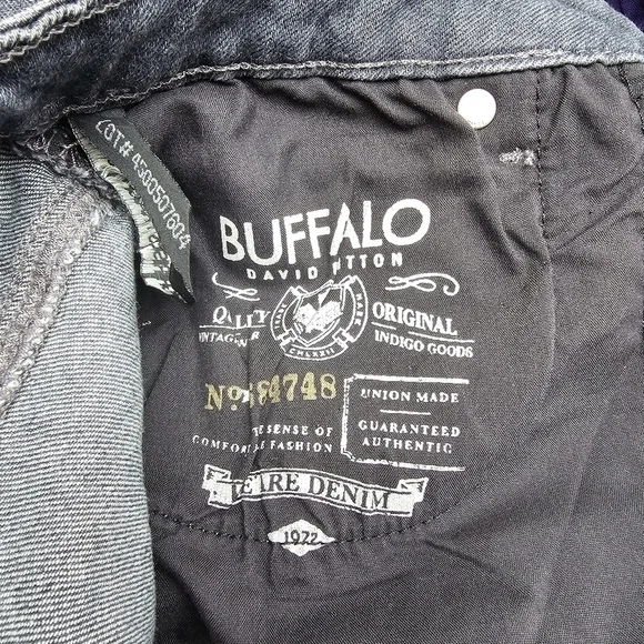 NWT Buffalo David Bitton High-rise Straight Leg Jayden Blue Jeans, Size 32 - Picture 11 of 12